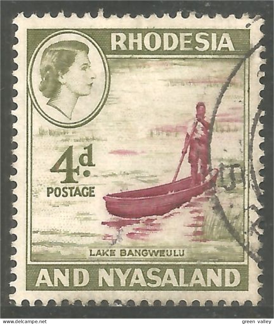 BA-237 Rhodesia Nyasaland Lake Bangweulu Barque Bateau Boat Boot Barca Barco - Bateaux