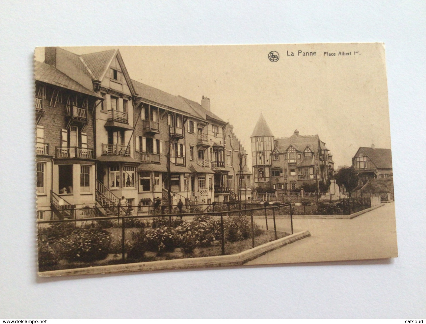 Carte Postale Ancienne La Panne Place Albert 1er - De Panne