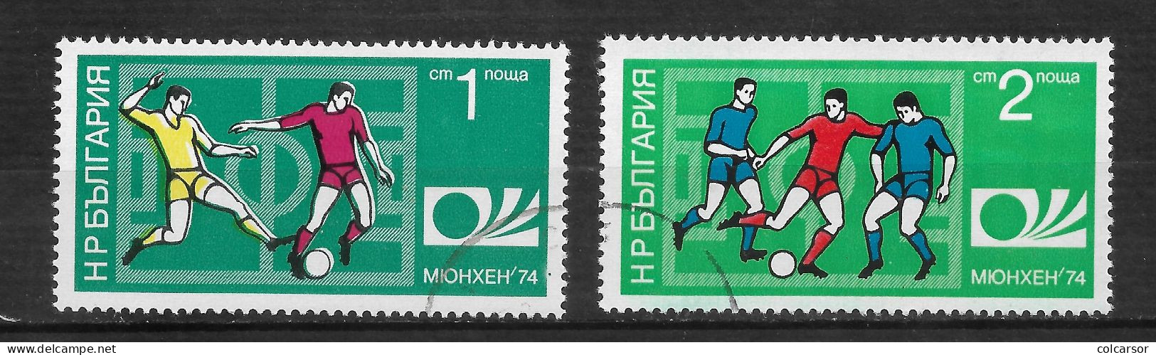 BULGARIE   N°  2077/78  " FOOT " - Used Stamps