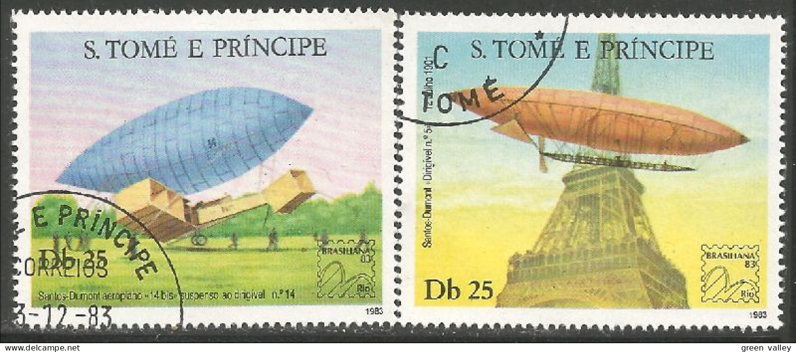 BL-13b Sao Tome Zeppelins - Zeppelins
