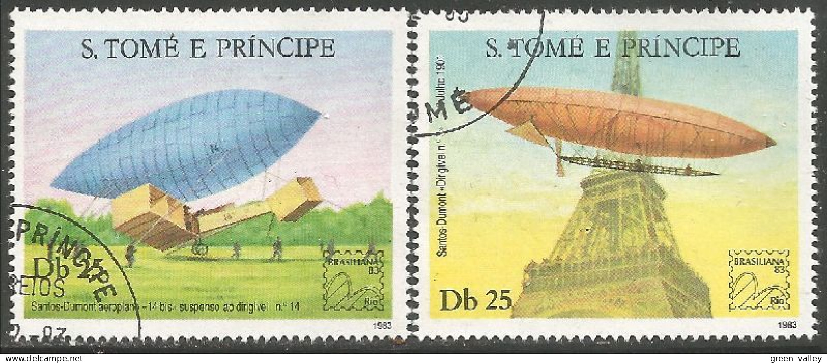 BL-13a Sao Tome Zeppelins - Sao Tome And Principe