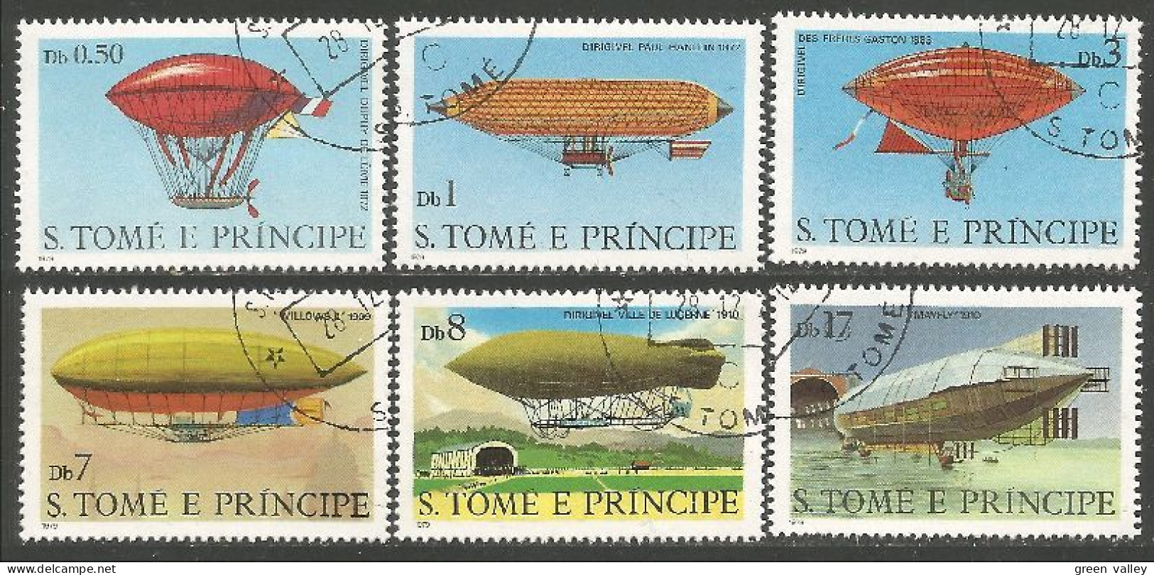 BL-11c Sao Tome Zeppelins - Zeppelins