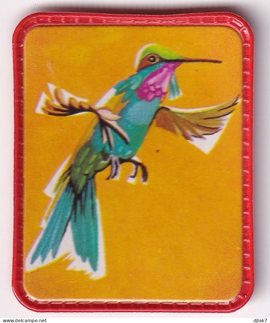 Chromo Plastifié Cafés Maurice Collection Les Oiseaux Merveilleux N° 6 Colibri D'Angele - Thé & Café