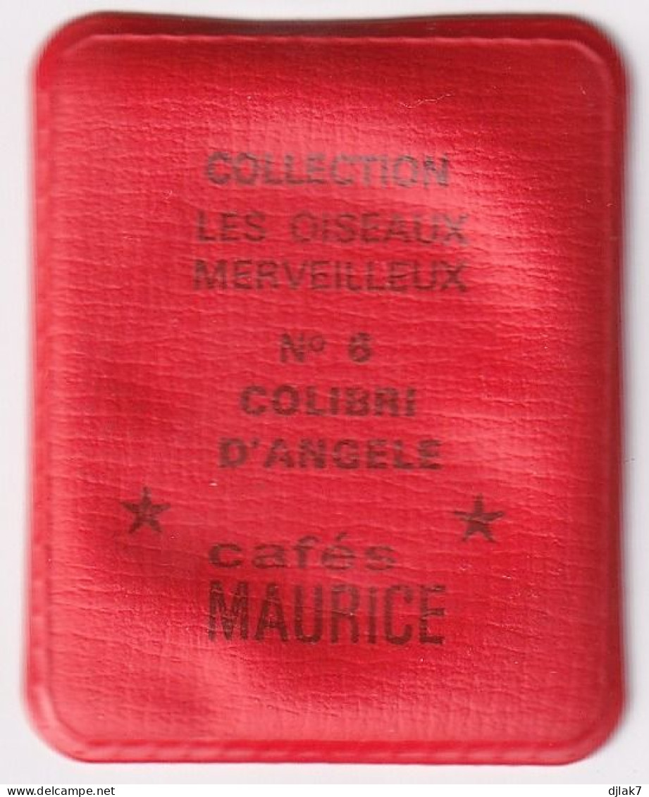Chromo Plastifié Cafés Maurice Collection Les Oiseaux Merveilleux N° 6 Colibri D'Angele - Thé & Café