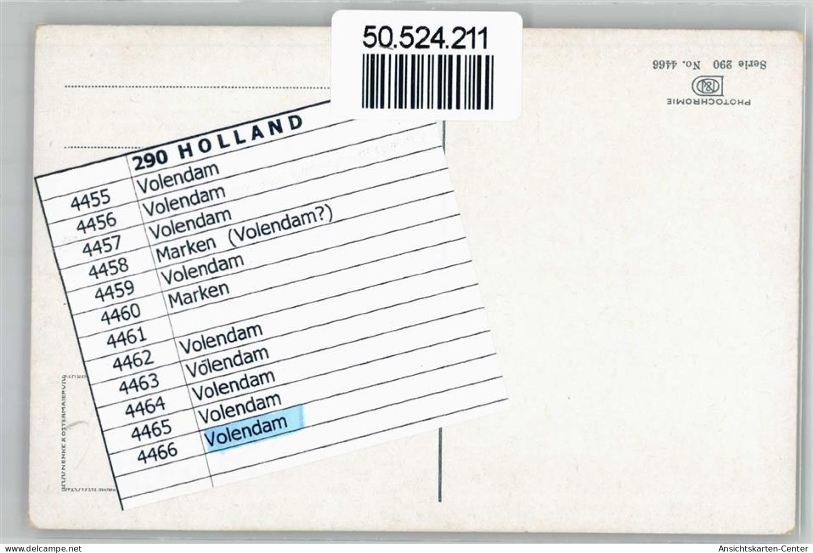 50524211 - Volendam - Autres & Non Classés