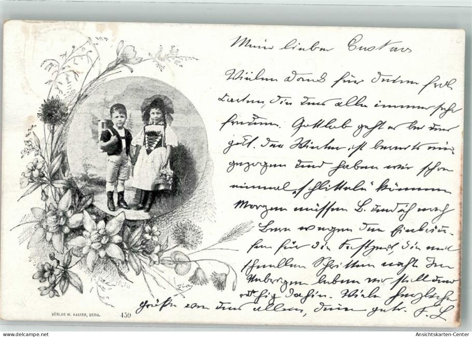 39596411 - Kinder Edelweiss Blumen Verlag Kaiser Nr.459 - Costumes