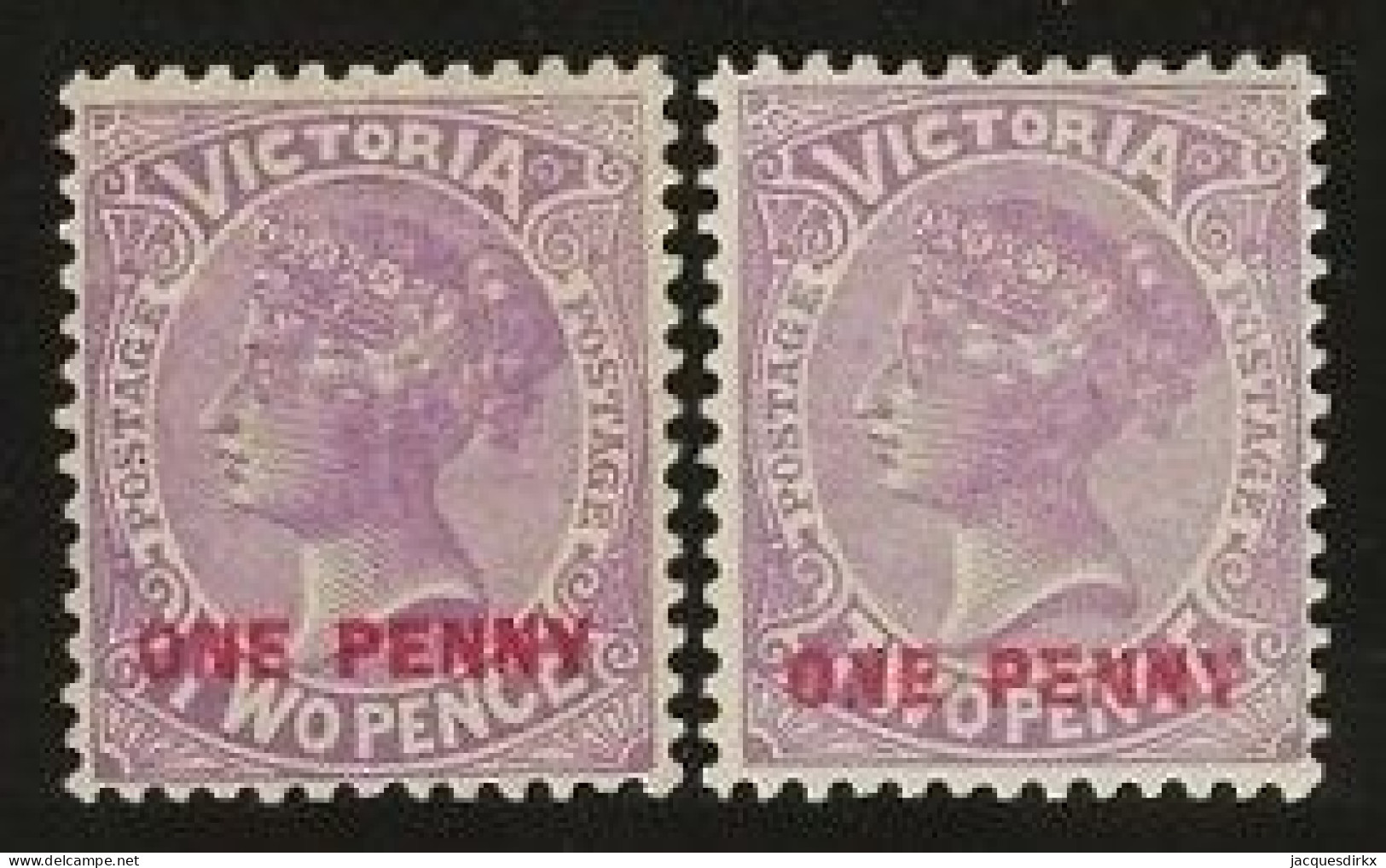 Victoria    .   SG    .   456  2x    .   *       .     Mint-hinged - Ungebraucht