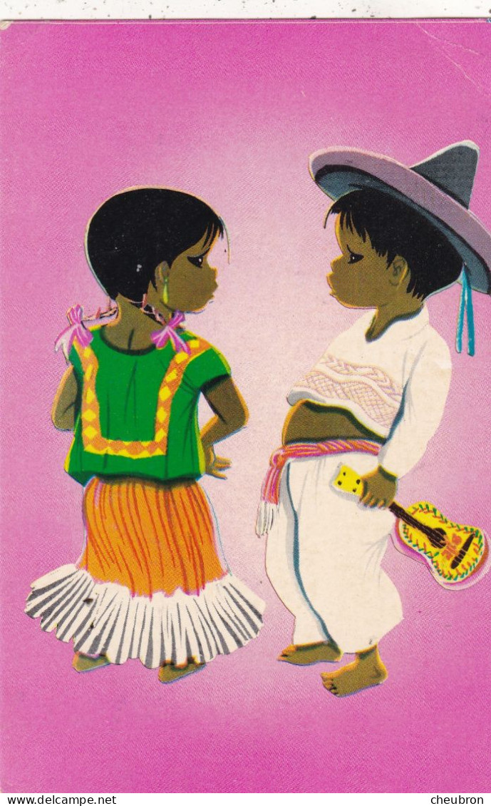 MEXIQUE. OAXACA OAX  (ENVOYE DE).ILLUSTRATION. COUPLE. " TIPOS REGIONALES MEXICANOS  " .ANNEE 1976+ TEXTE + TIMBRE - Mexico