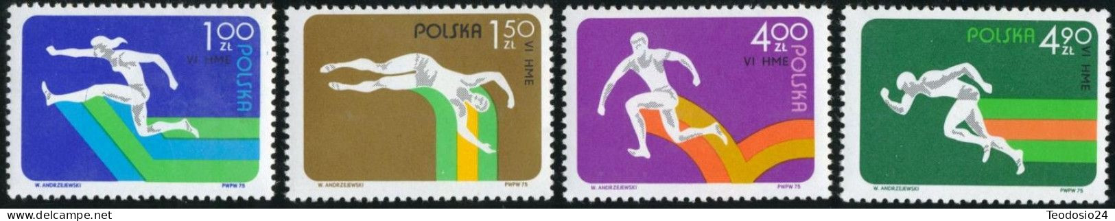 Polonia  1975 2202/05  ** - Unused Stamps