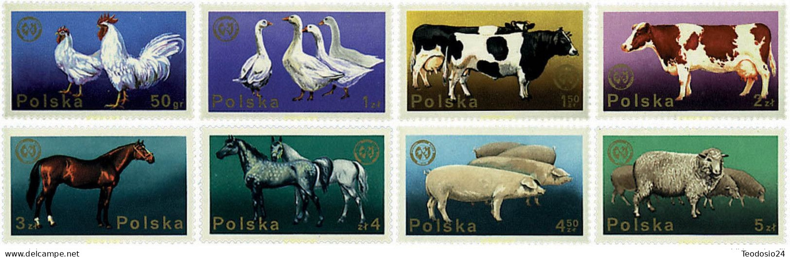 Polonia  1975 2378/85   ** - Unused Stamps