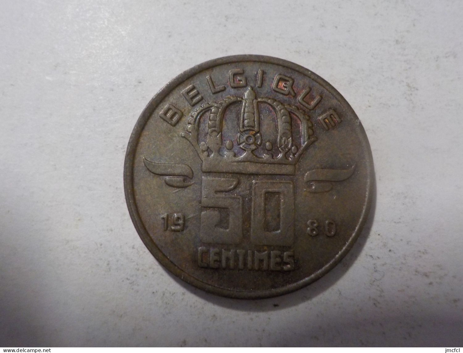 BELGIQUE  50 Centimes  1980 - 50 Cents