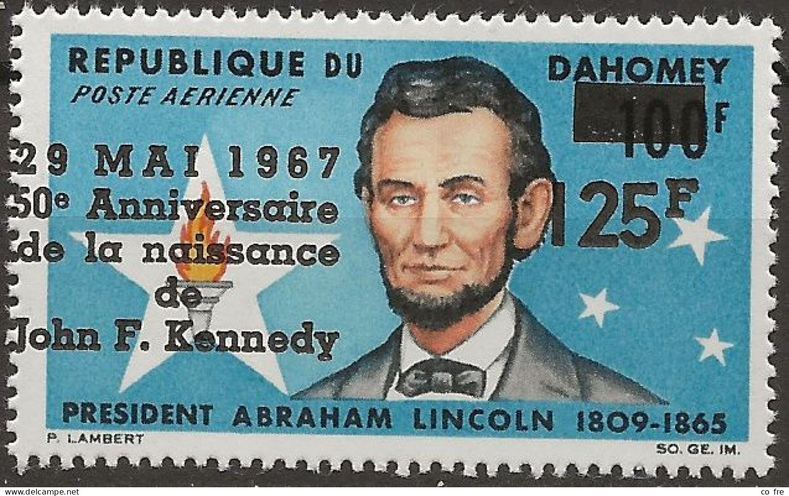 Dahomey, Poste Aérienne N°59** (ref.2) - Benin – Dahomey (1960-...)