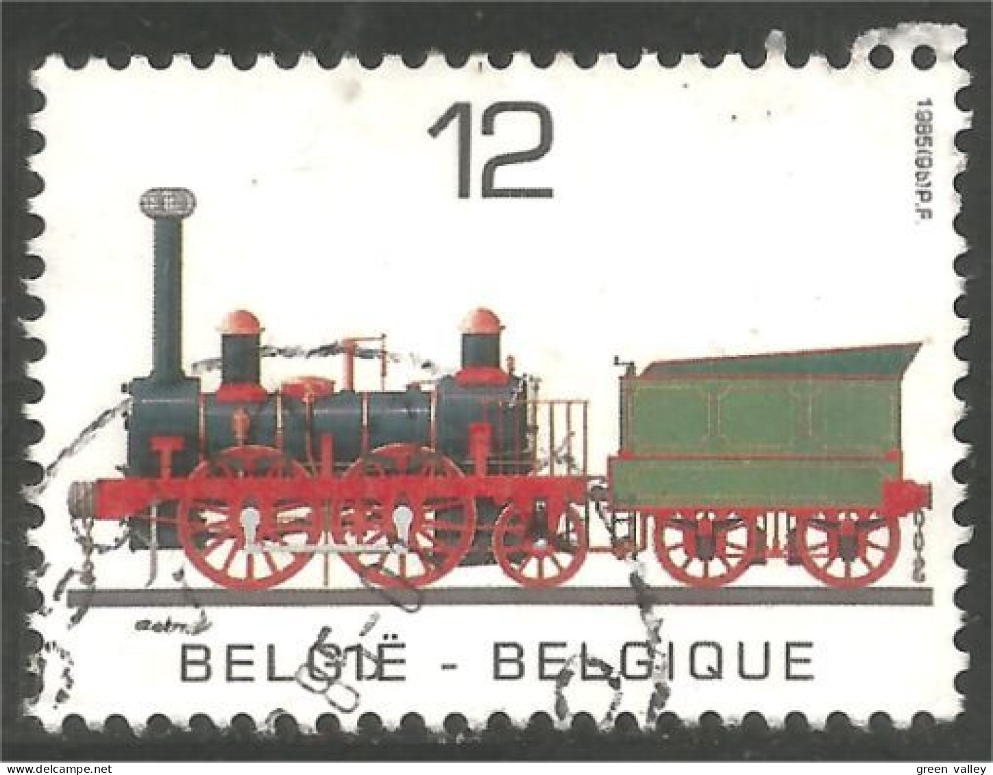 TR-136a Belgique Train Locomotive Lokomotive Zug Treno - Trains
