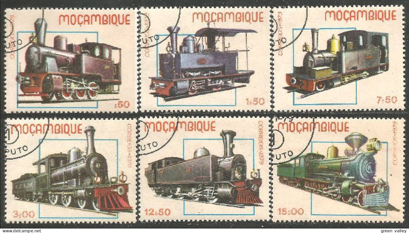 TR-51a Mozambique Train Locomotive Lokomotive Zug Treno - Eisenbahnen