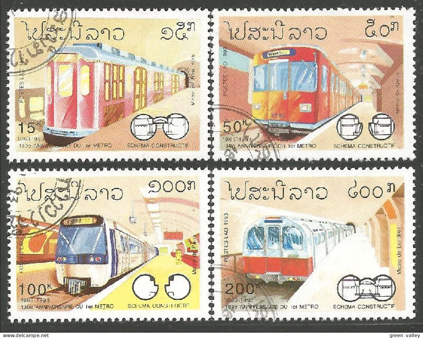 TR-44b Laos Metro Train Locomotive Lokomotive Zug Treno - Trains