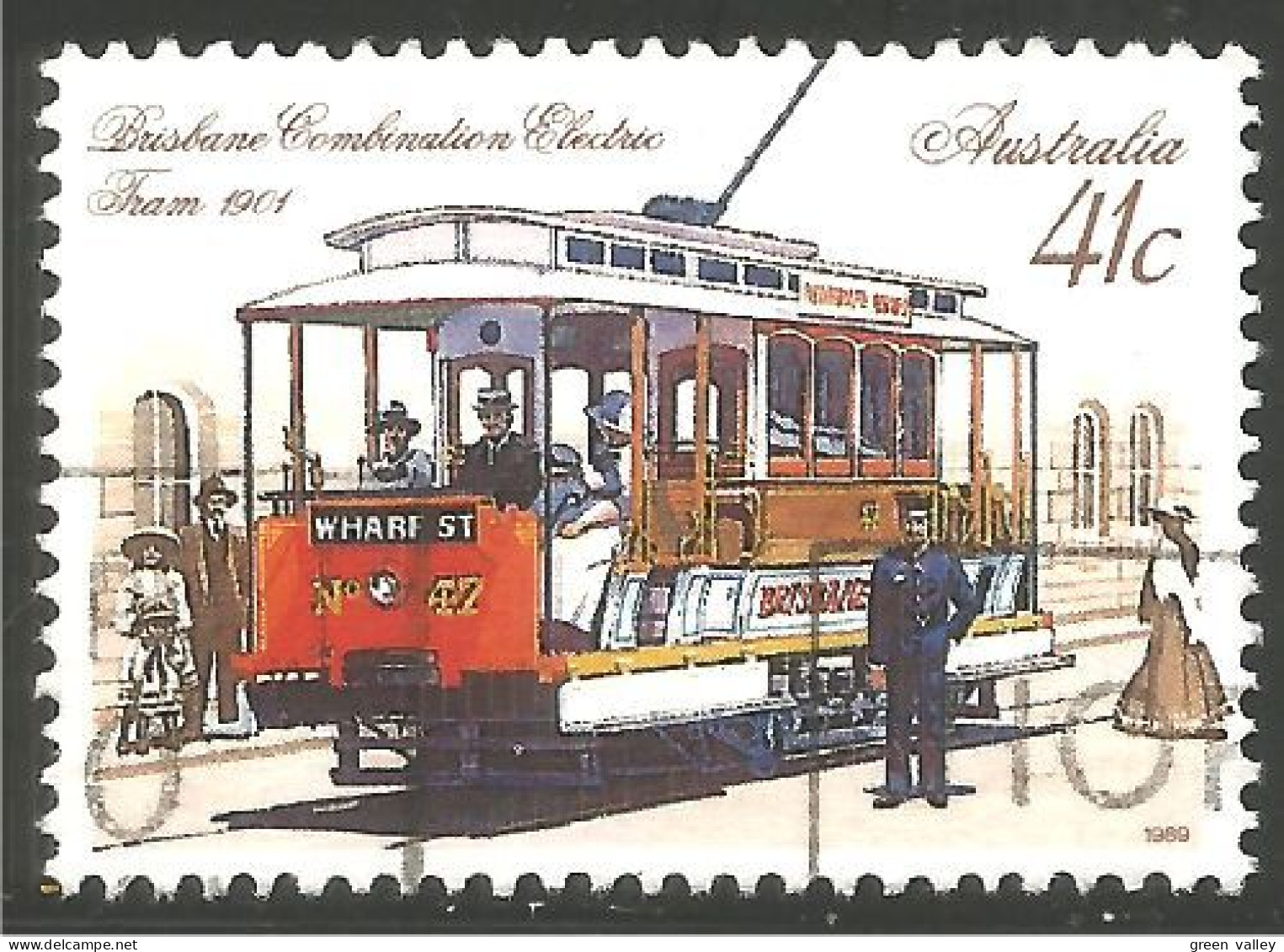 TR-4b Australia Brisbane Electric Tramway  - Trains