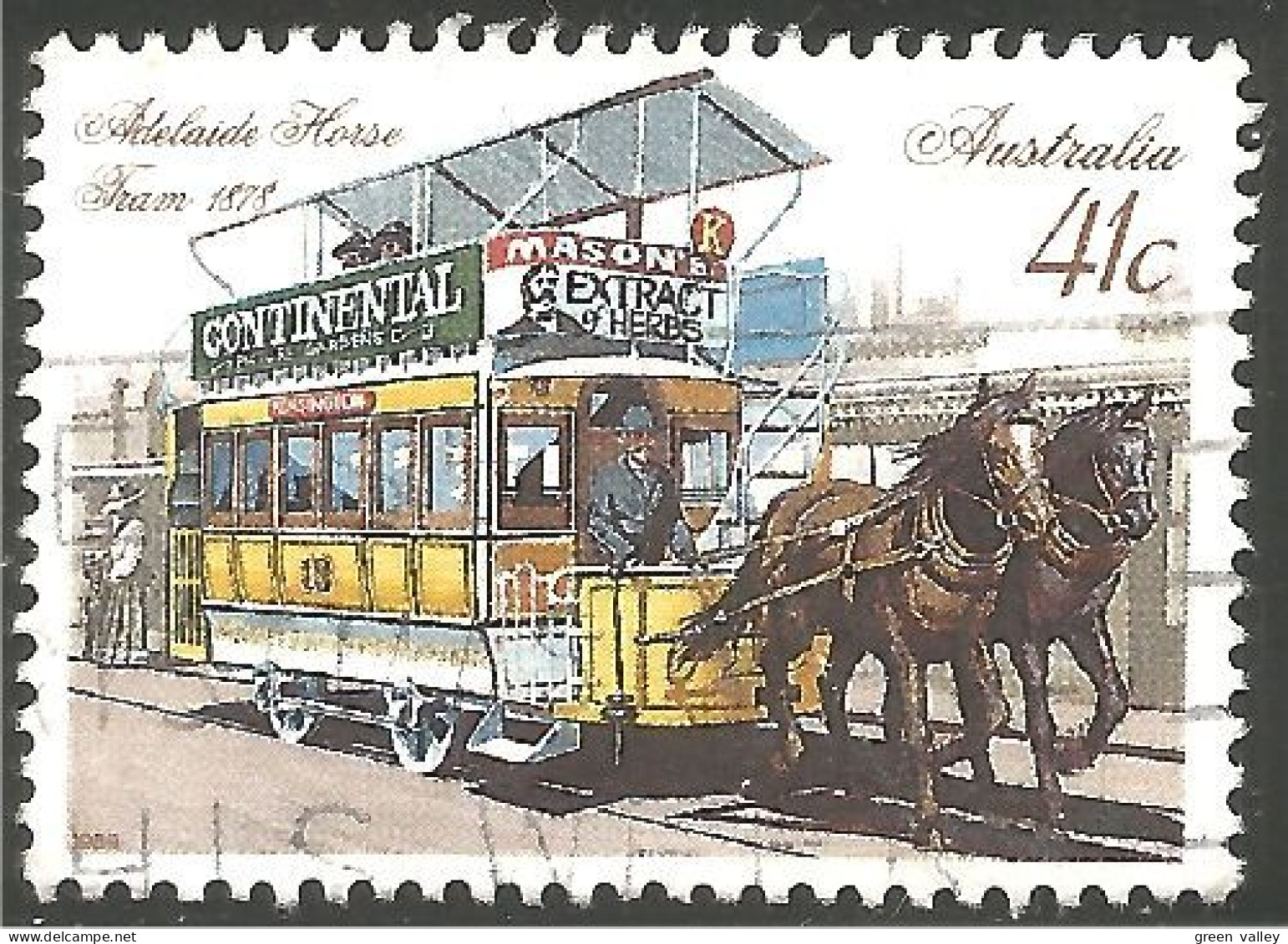 TR-2b Australia Adelaide Tramway Cheval Horse Pferd Caballo - Paarden