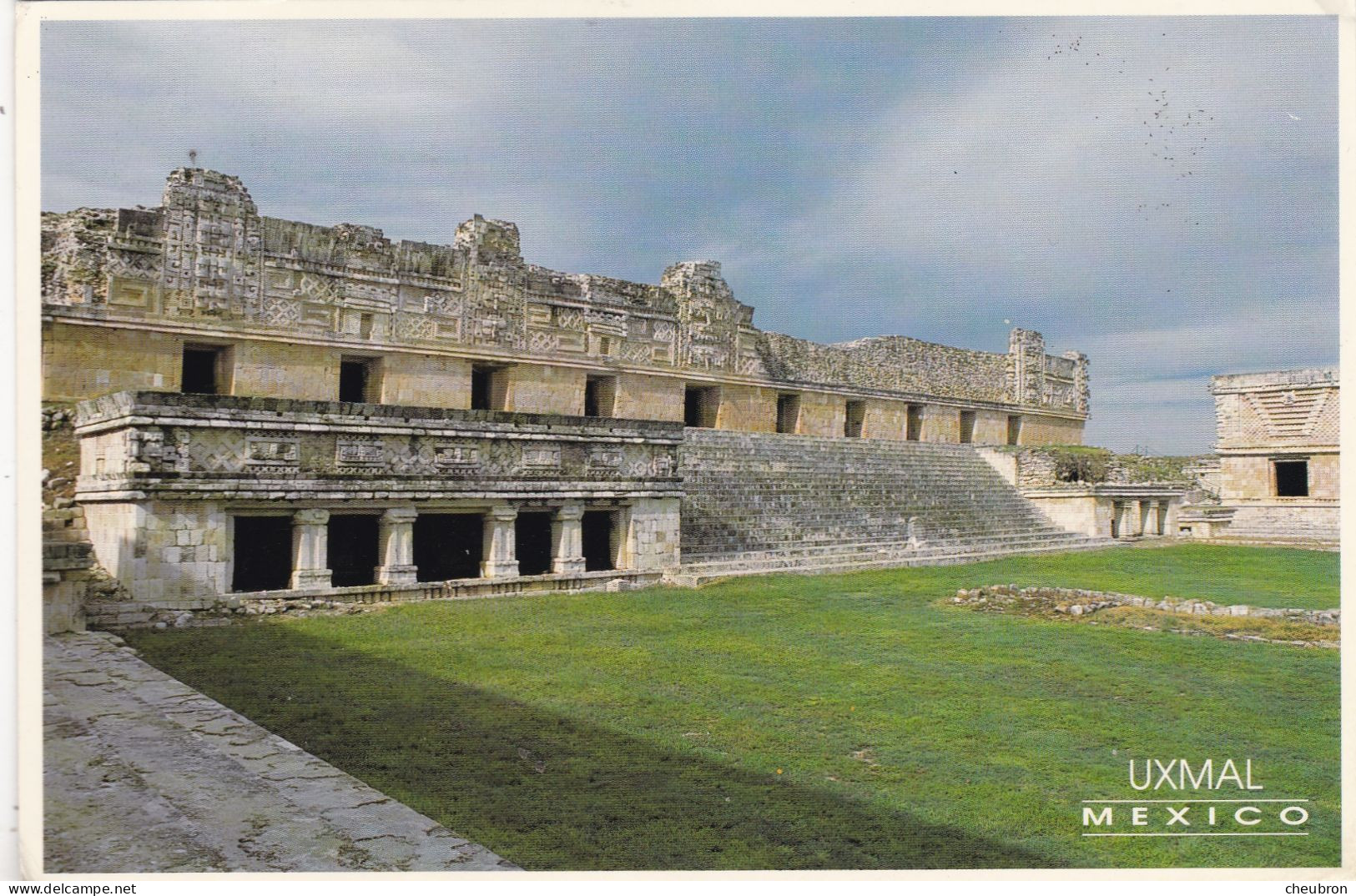 MEXIQUE. MEXICO (ENVOYE DE). " UXMAN. YUCATAN " .ANNEE 1995 + TEXTE + TIMBRES. FORMAT 16.5 X 11 Cm. - Mexique