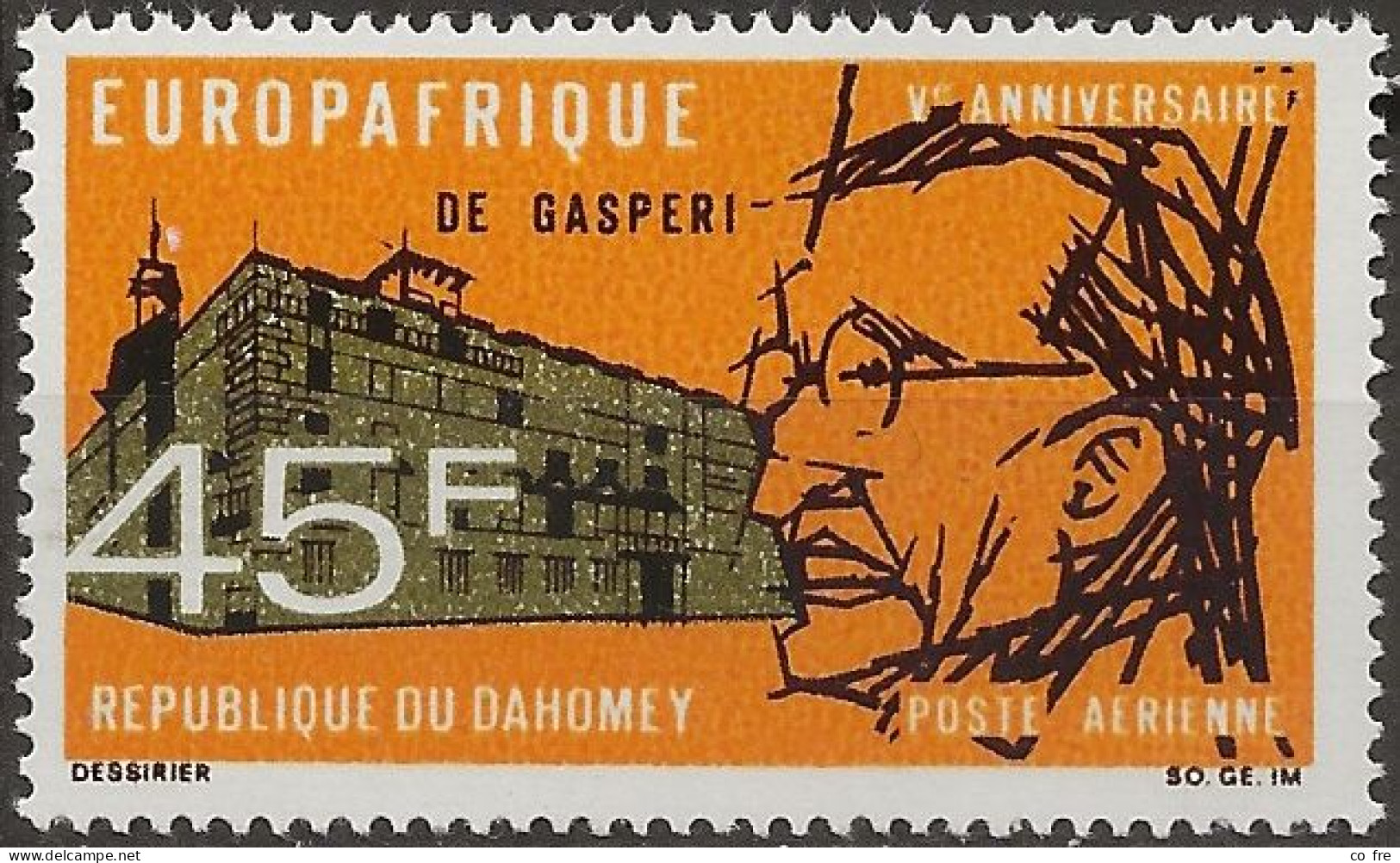 Dahomey, Poste Aérienne N°79** (ref.2) - Benin - Dahomey (1960-...)