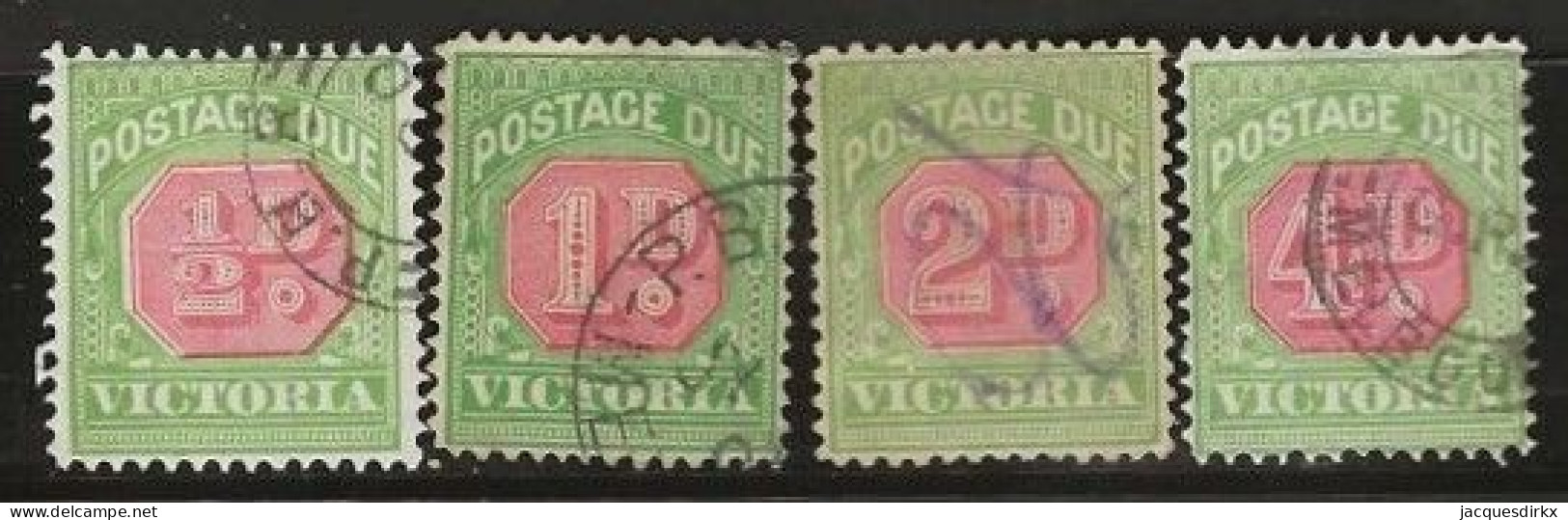 Victoria    .   SG    .   D 11/14     .   O      .     Cancelled - Used Stamps