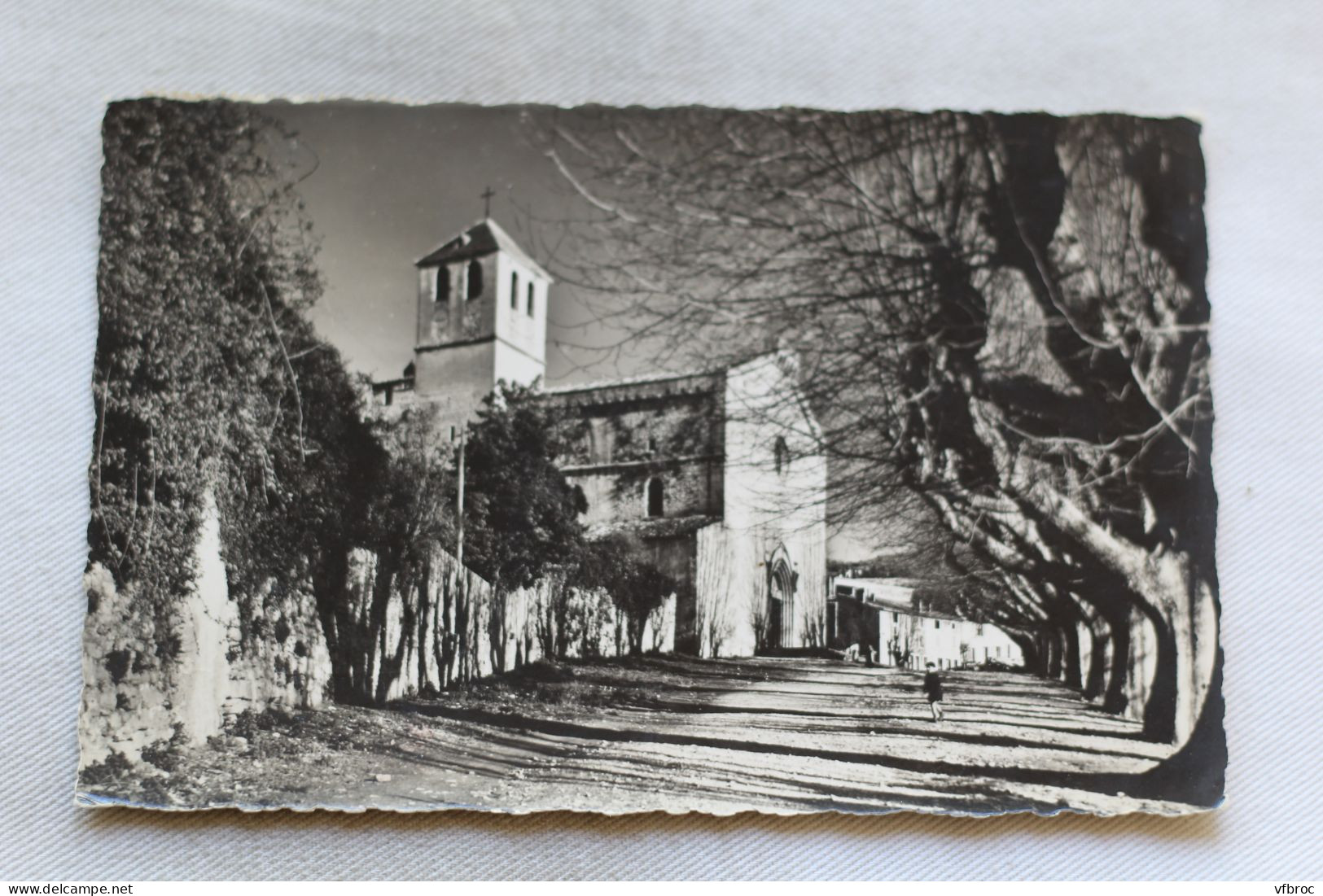 Cpsm 1958, Malaucene, L'église, Vaucluse 84 - Malaucene