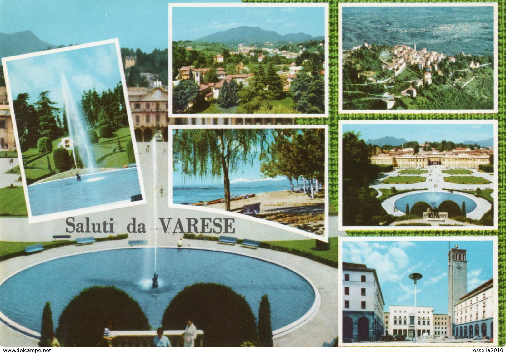 CARTOLINA ITALIA 1967 VARESE SALUTI VEDUTINE Italy Postcard ITALIEN Ansichtskarten - Varese