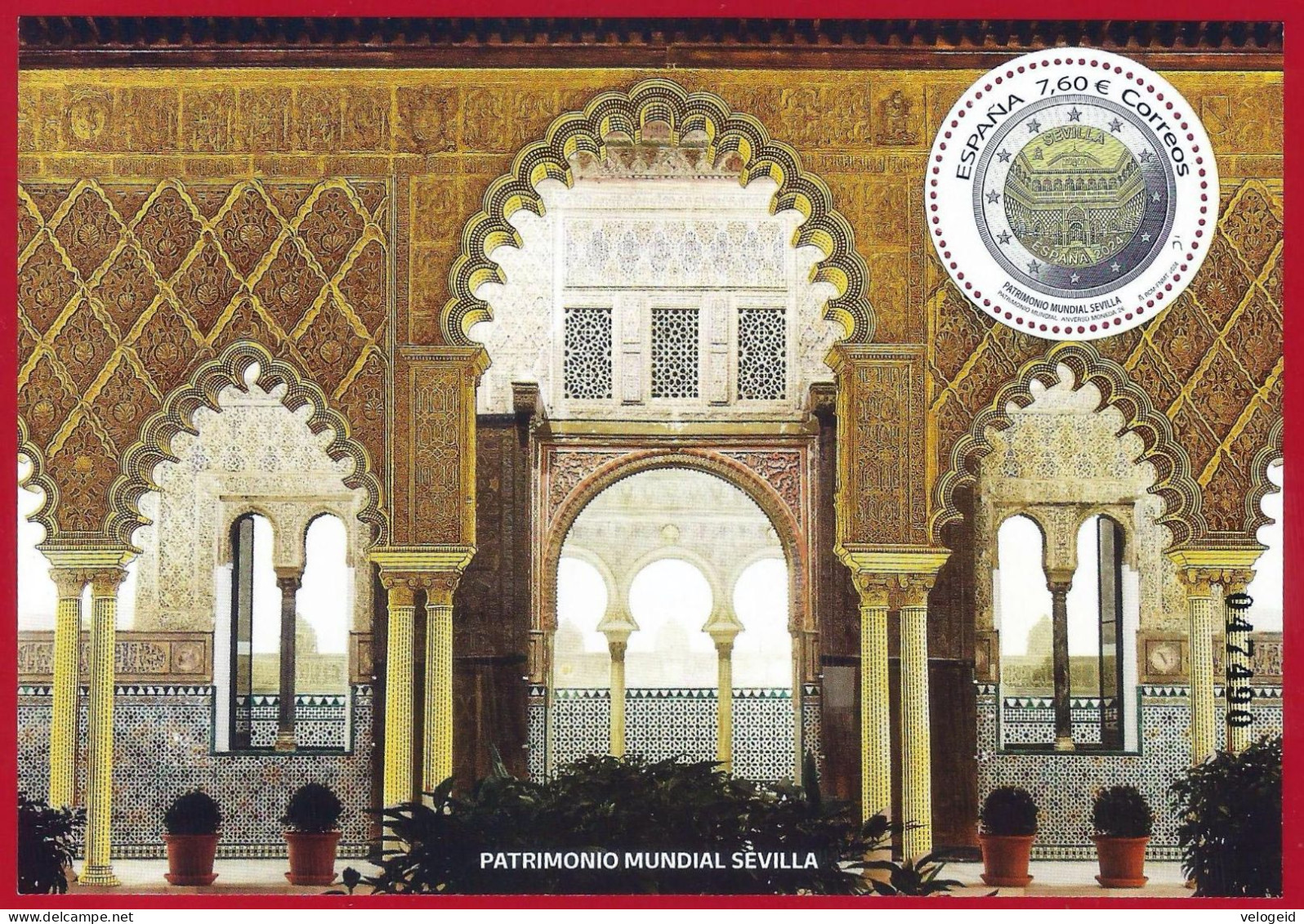 España. Spain. 2024. HB. Patrimonio Mundial. Sevilla. Real Alcázar - Unused Stamps