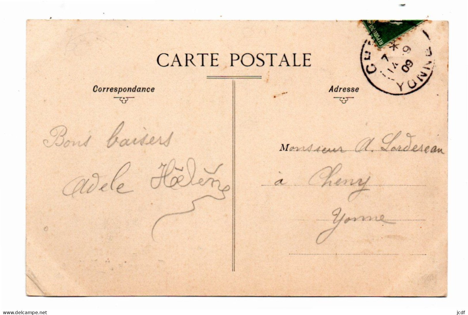 89 AILLANT SUR THOLON - Souvenir D'Aillant - Edit Hamelin 1909 - Multivues - Fleurs - Hirondelle - Aillant Sur Tholon