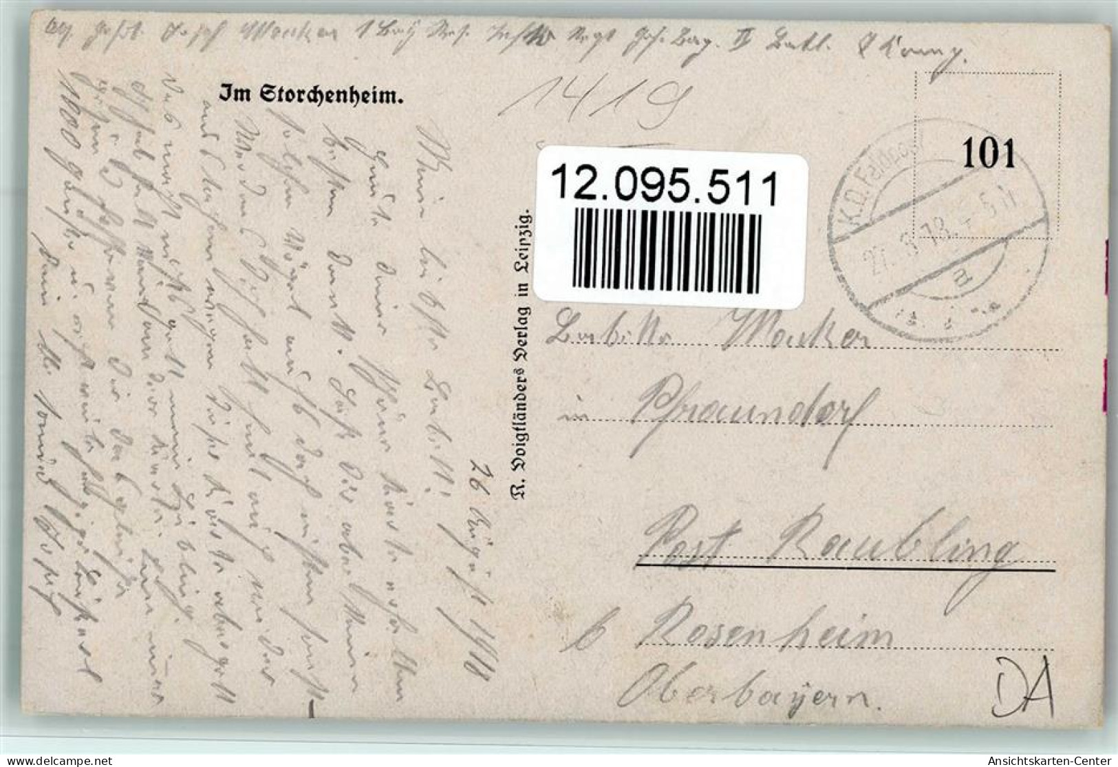 12095511 - Voigtlaender Stoerche - Im Storchenheim - - Autres & Non Classés