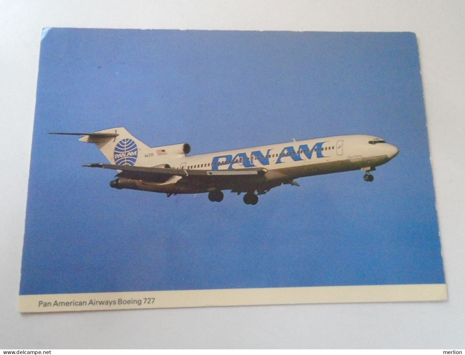 D203110     CPM  Airplane Avion Aircraft -  PAN AM Pan American Airways - Boeing 727 - 1946-....: Ere Moderne
