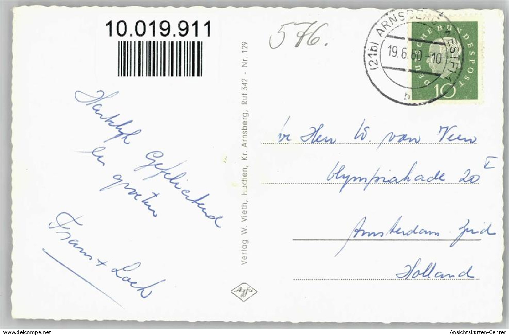 10019911 - Langscheid , Sorpesee - Sundern