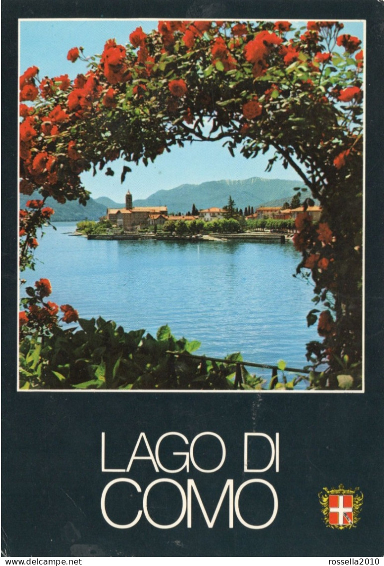 CARTOLINA ITALIA 1989 LAGO DI COMO SALUTI VEDUTA Italy Postcard ITALIEN Ansichtskarten - Como