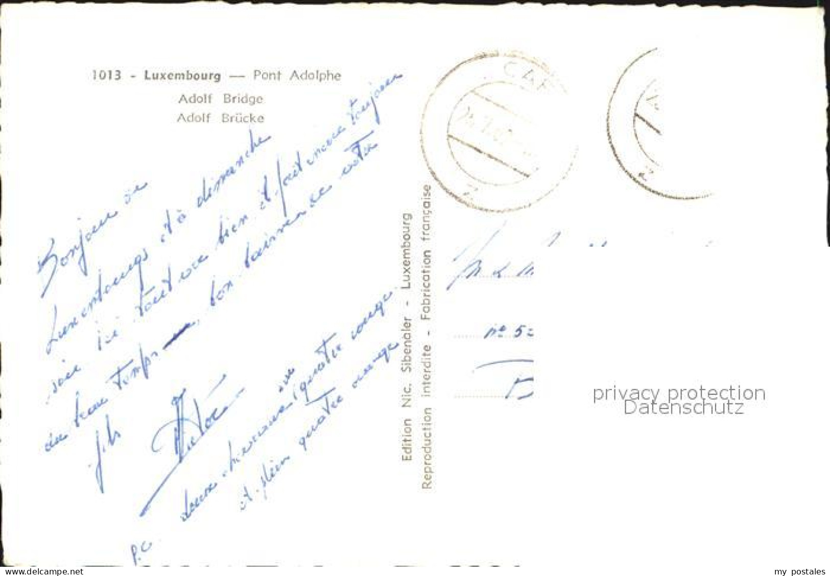 72574536 LUXEMBOURG__Luxemburg Bruecke Adolphe - Other & Unclassified