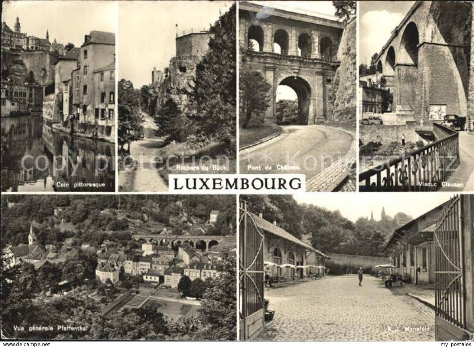 72574512 LUXEMBOURG__Luxemburg Pfaffenthal Manefeld Schlossruecke Viaduct Clause - Other & Unclassified
