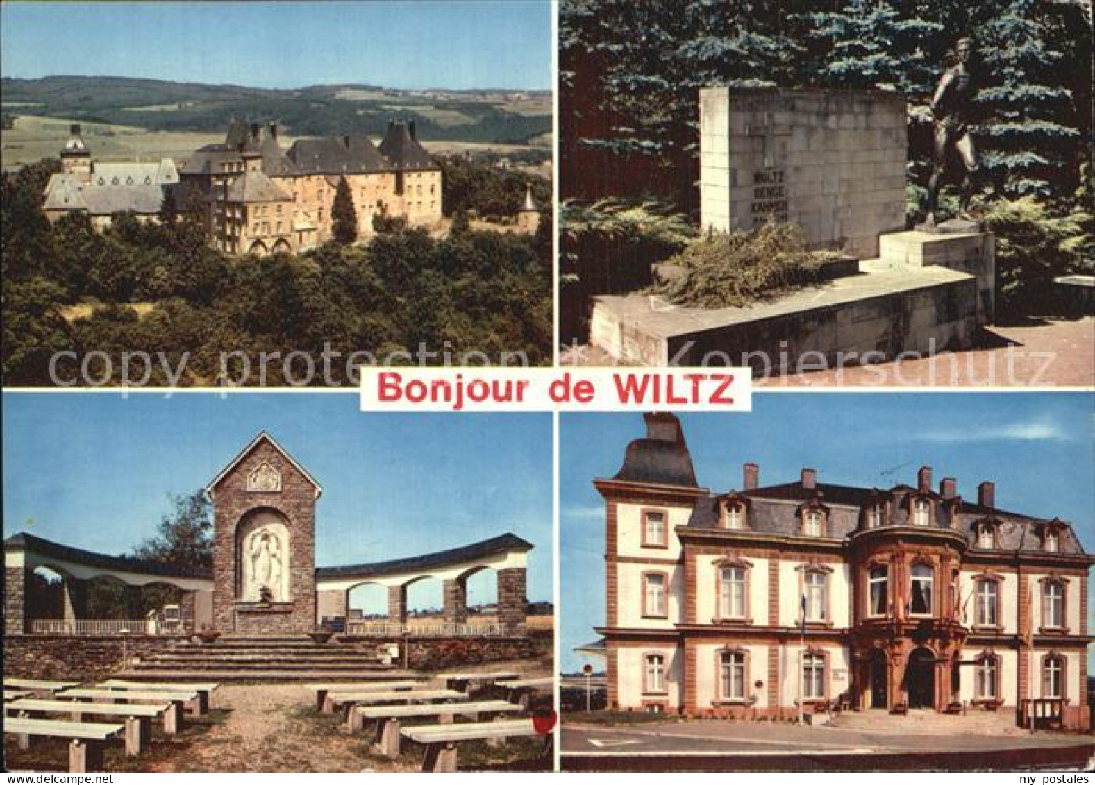 72574440 Wiltz_Luxembourg Schloss Monument Rathaus Notre Dame - Otros & Sin Clasificación