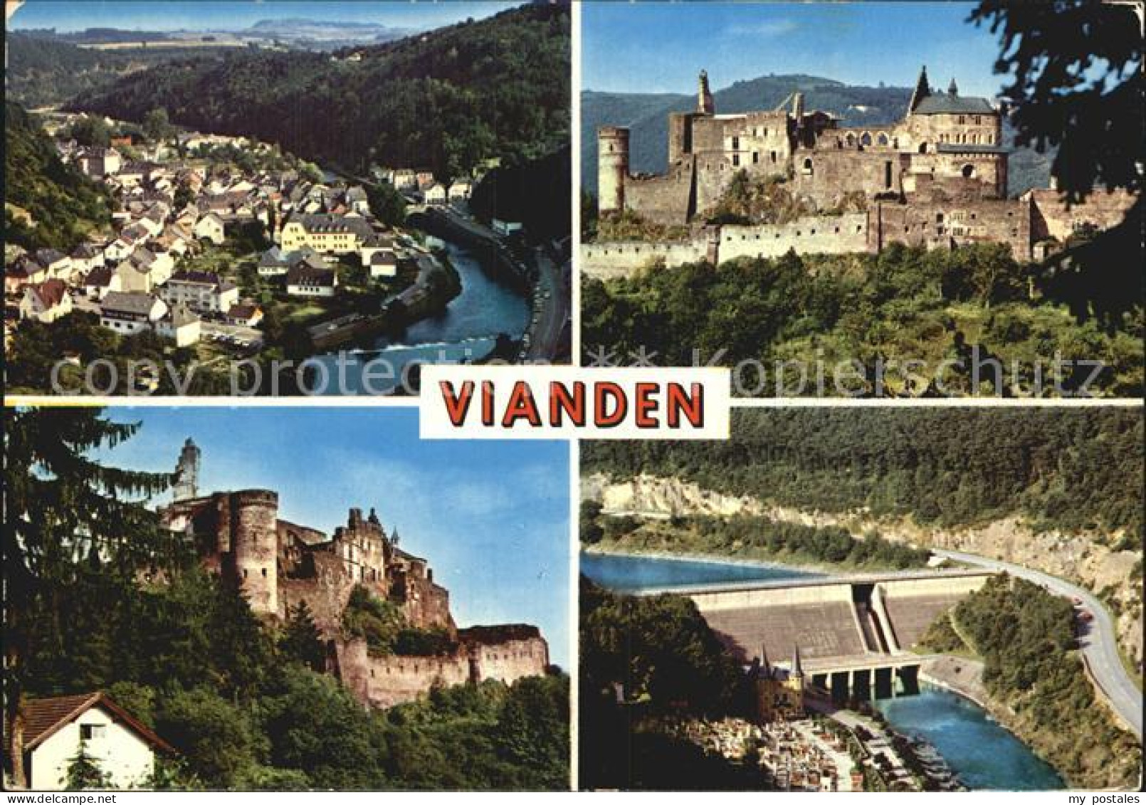 72574418 Vianden Panorama Schloss Stauwehr - Other & Unclassified