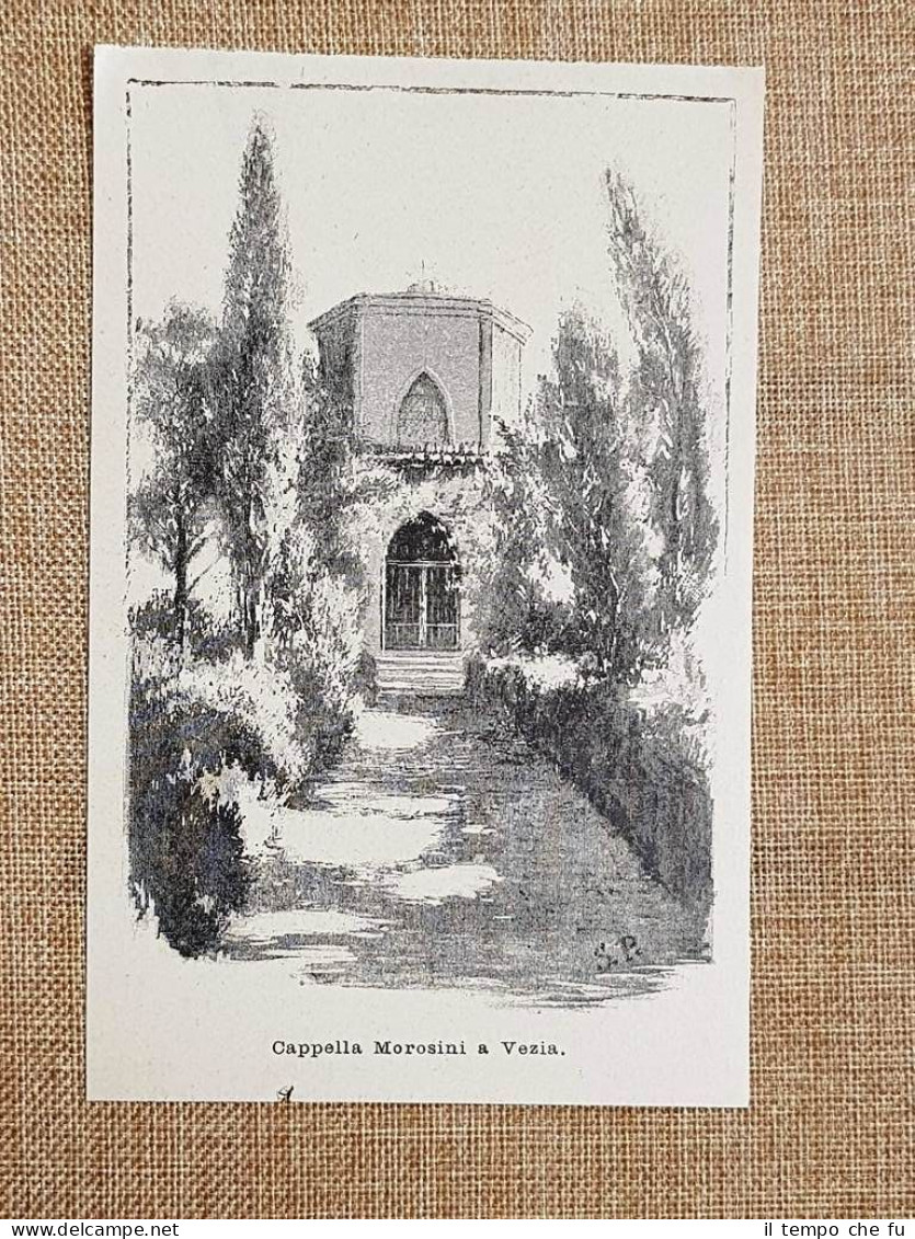 Vezia Nel 1897 La Cappella Morosini Svizzera - Before 1900