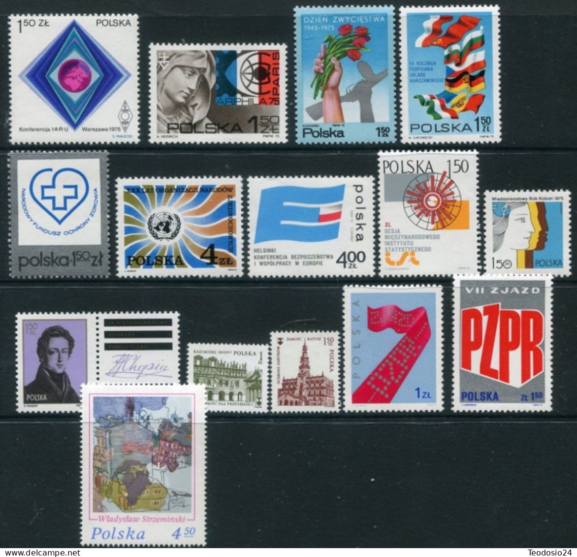 Polonia  1975 LOTE    ** - Unused Stamps