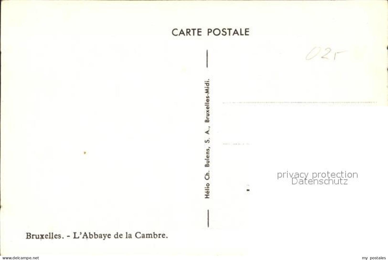 72574380 Bruxelles Bruessel Abbaye Cambre  - Altri & Non Classificati