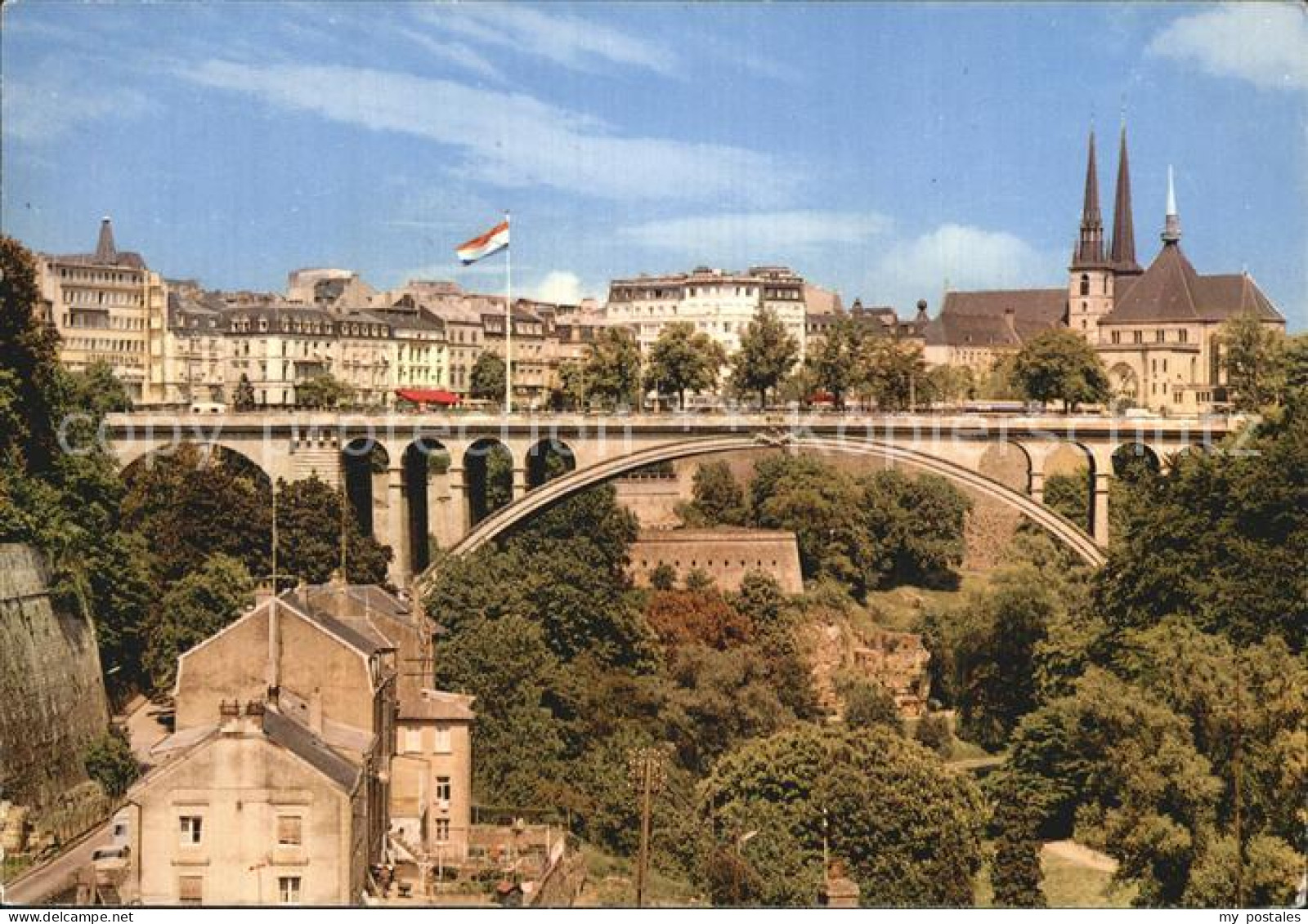 72574352 LUXEMBOURG__Luxemburg Pont Adolphe Kathedrale Tal Petrusse - Autres & Non Classés