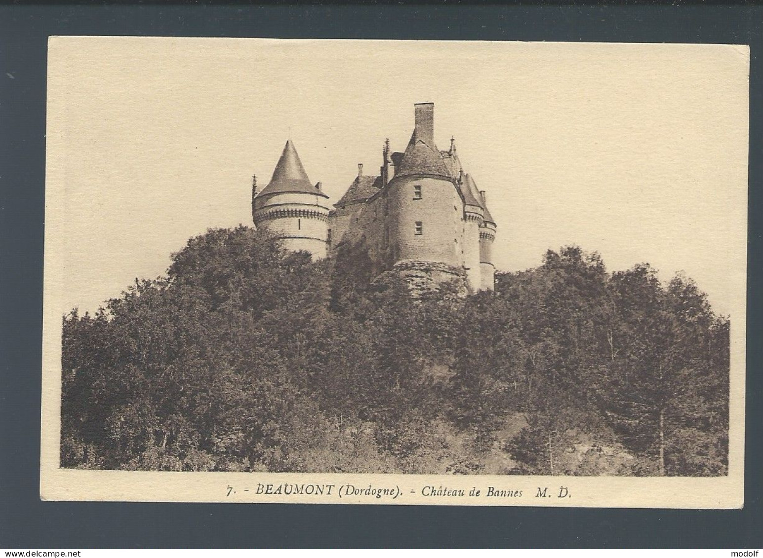 CPA - 24 - Beaumont - Château De Bannes - Circulée - Autres & Non Classés