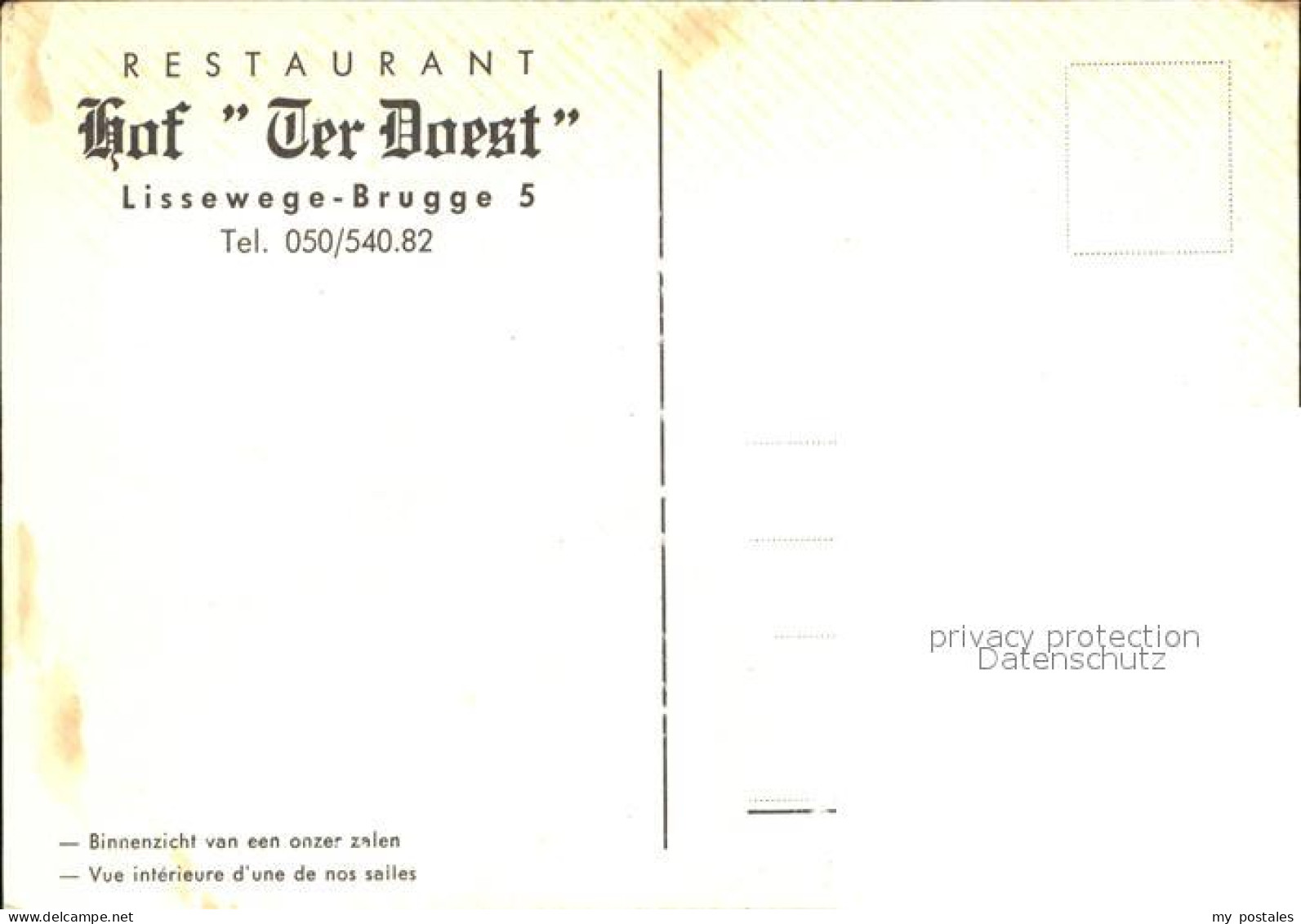 72574309 Lissewege Brugge Restaurant Hof Boest Lissewege - Other & Unclassified