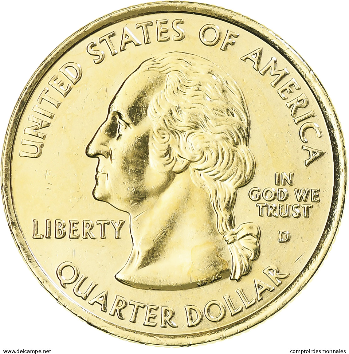 Monnaie, États-Unis, Kentucky, Quarter, 2001, U.S. Mint, Denver, Golden, SPL - 2010-...: National Parks