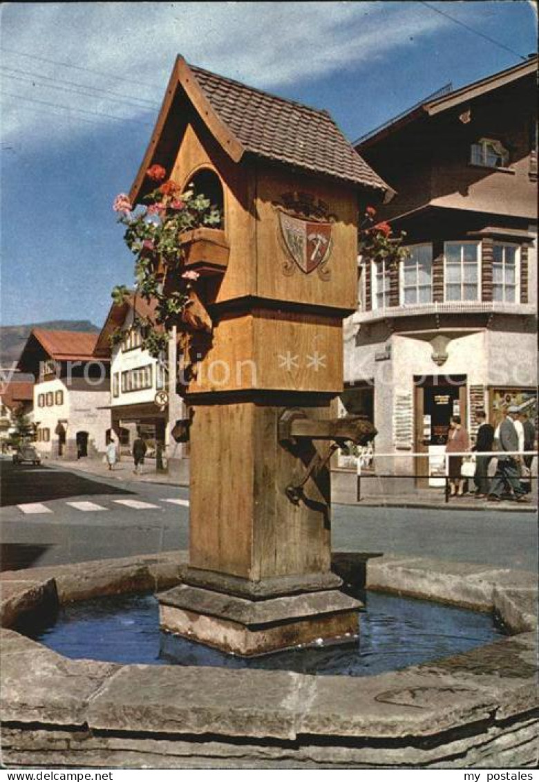 72574256 Sonthofen Oberallgaeu Marktbrunnen Sonthofen - Sonthofen
