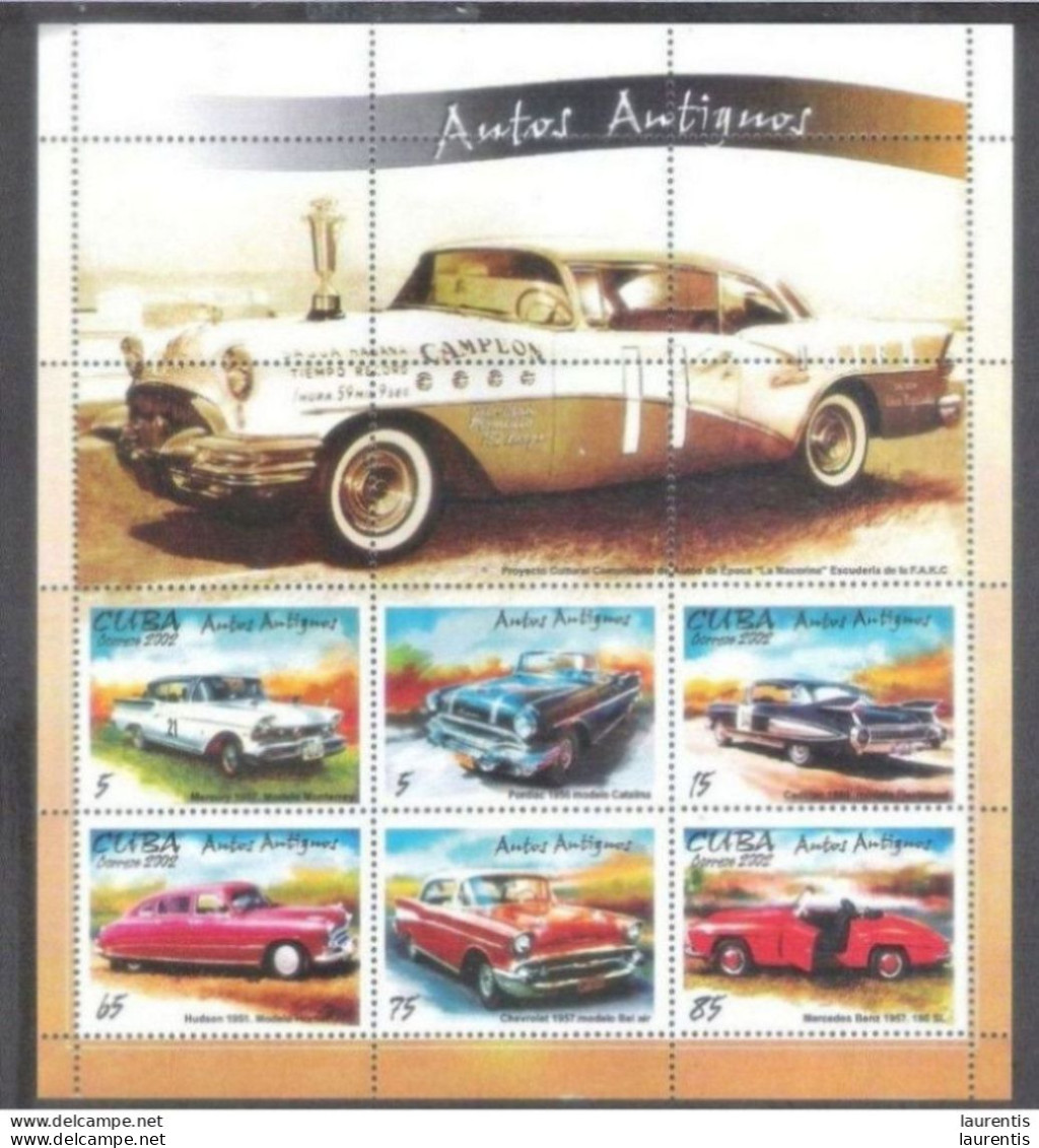 628  1950's Cars - Voitures -  Yv B 176 - MNH - - Cb - 5,75 -- (12) - Voitures