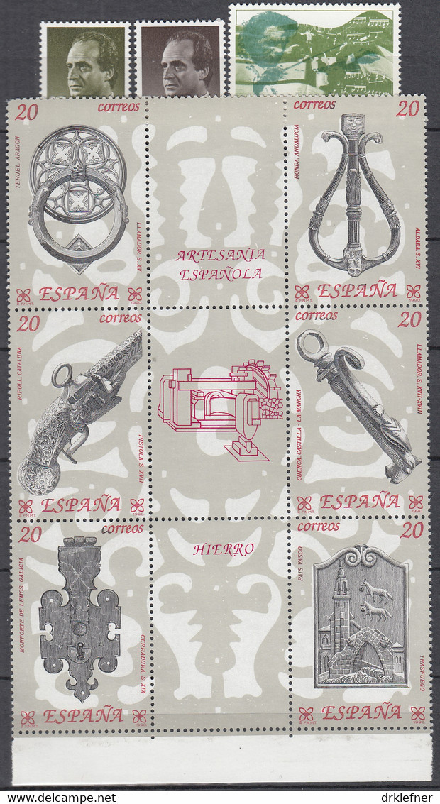 SPANIEN  Jahrgang 1990, Postfrisch **, 2926-2949, 2951-2974 Mit Block 36-38 - Années Complètes