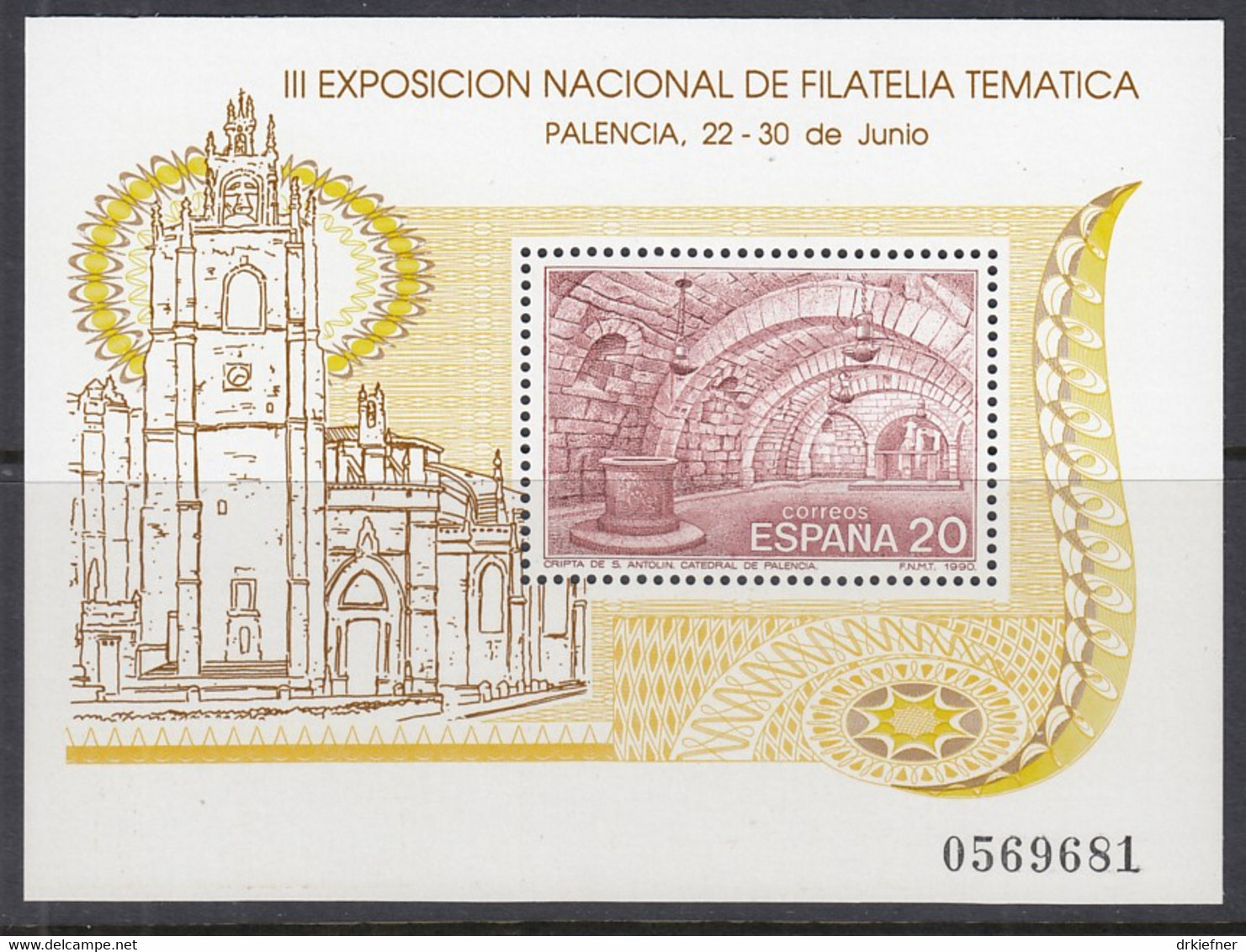 SPANIEN  Jahrgang 1990, Postfrisch **, 2926-2949, 2951-2974 Mit Block 36-38 - Années Complètes