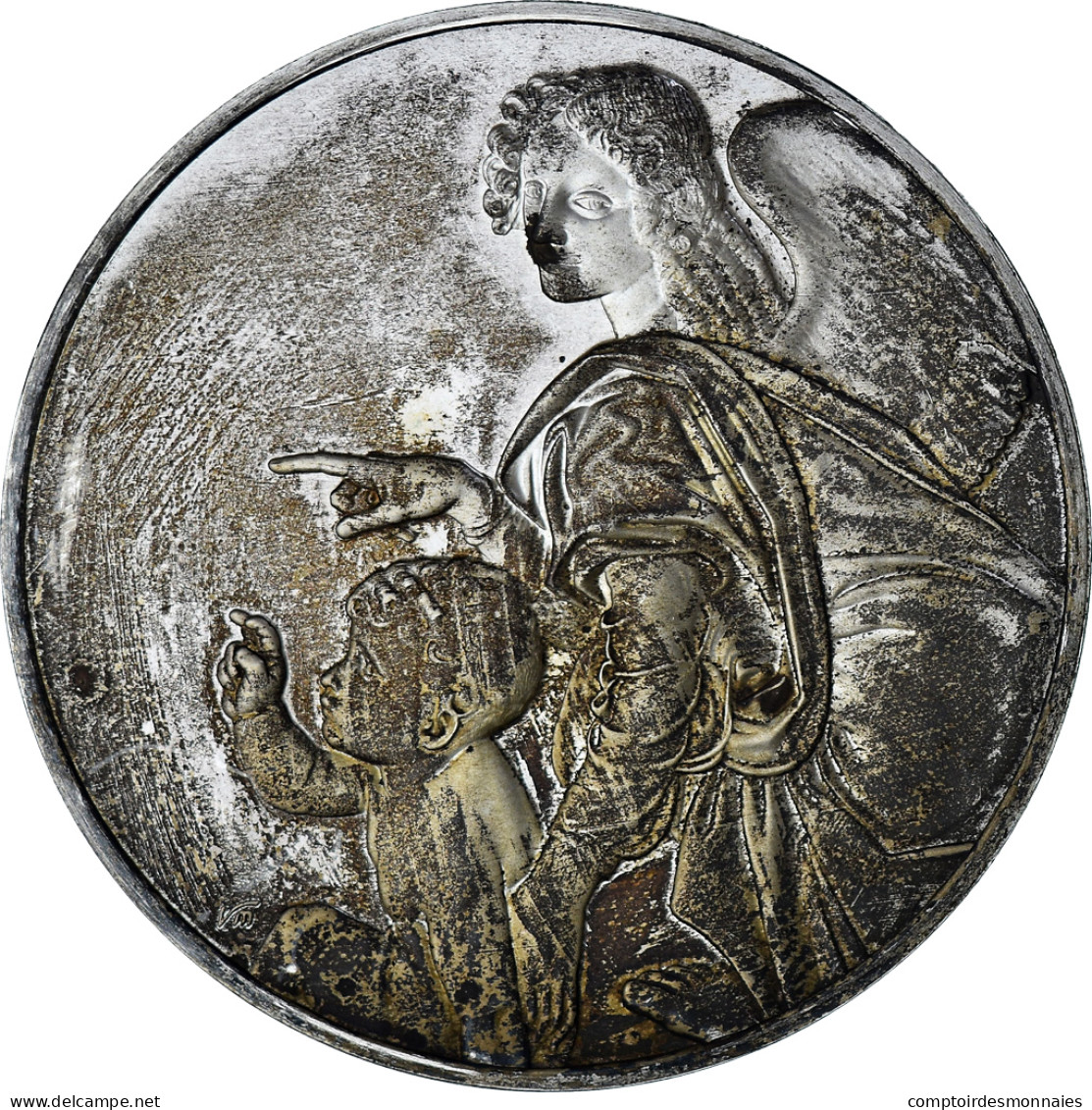 France, Médaille, Léonard De Vinci, Détail De La Vierge Aux Rochers, Proof - Sonstige & Ohne Zuordnung