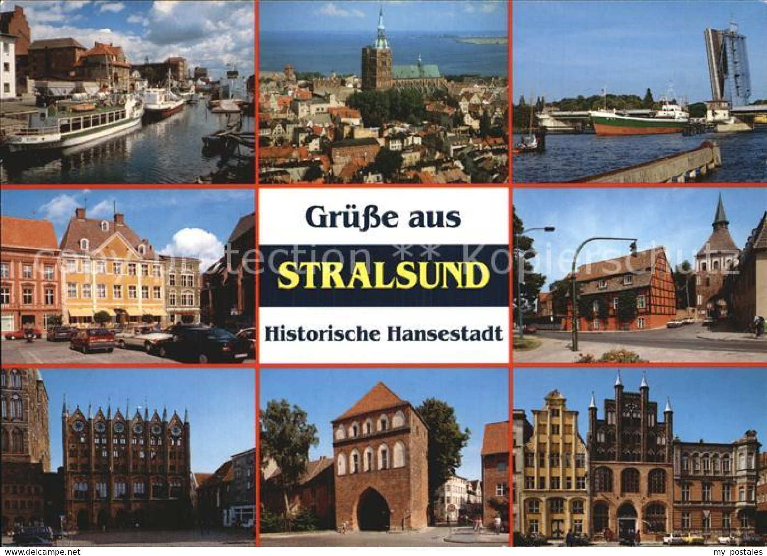 72574055 Stralsund Mecklenburg Vorpommern Historische Hansestadt Hafen Dom Stadt - Stralsund