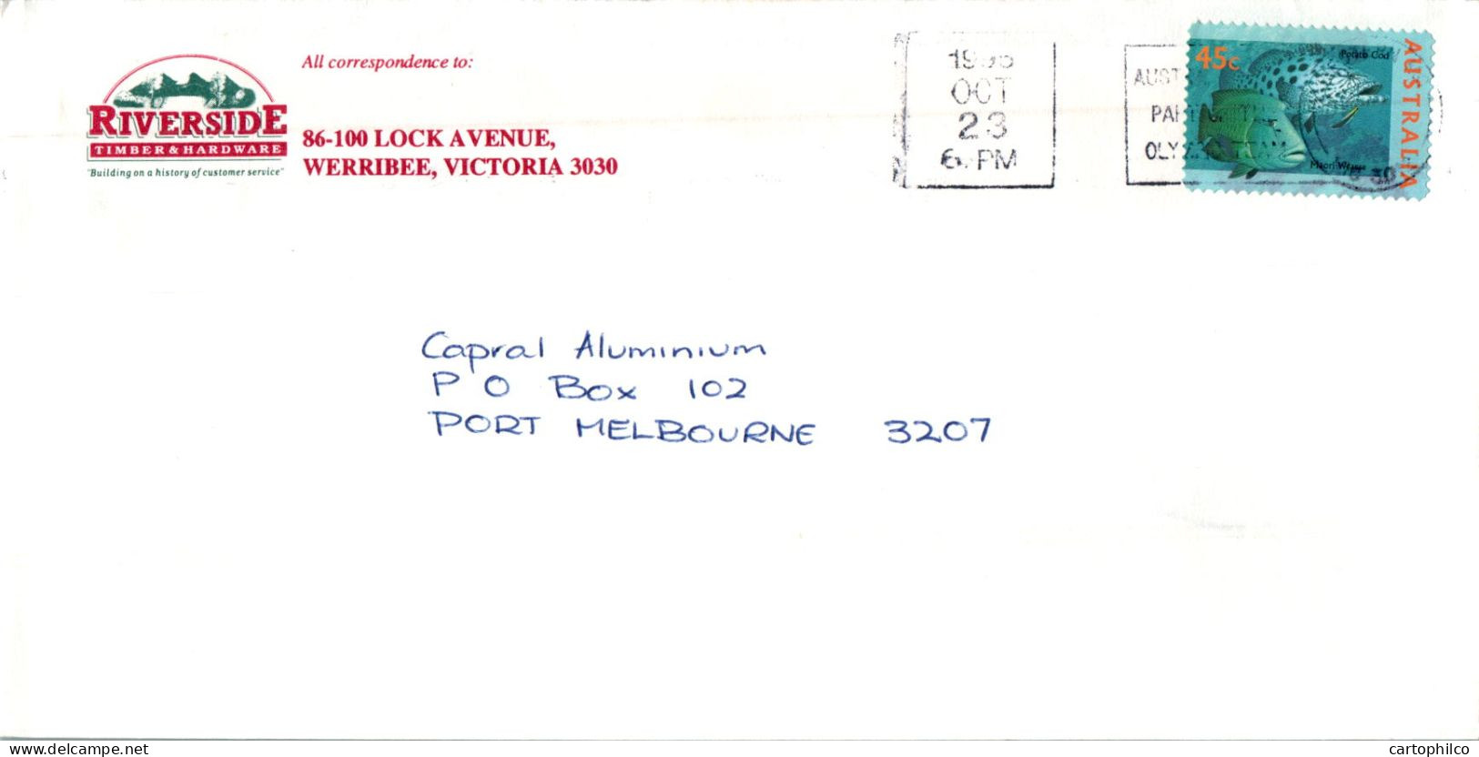 Australia Cover Turtle Riverside Werribee  To Melbourne - Lettres & Documents